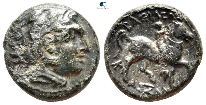 Kings of Macedon. Uncertain mint. Kassander 306-297 BC. 
Bronze Æ

19mm., 5,6...