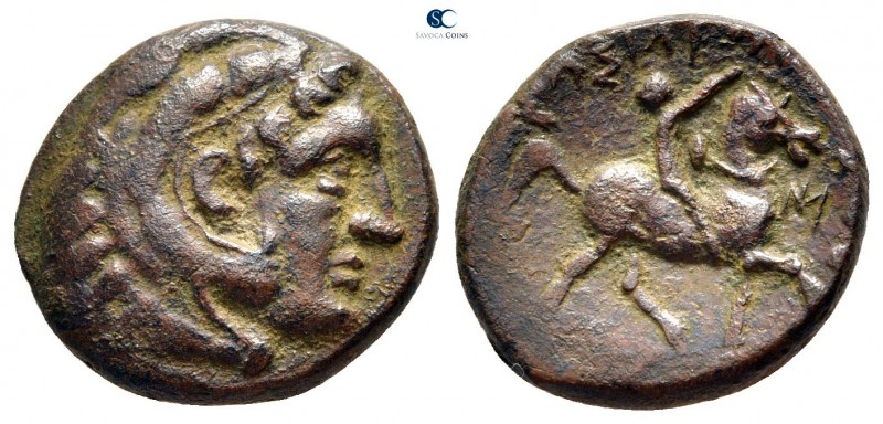Kings of Macedon. Uncertain mint. Kassander 306-297 BC. 
Bronze Æ

19mm., 4,9...