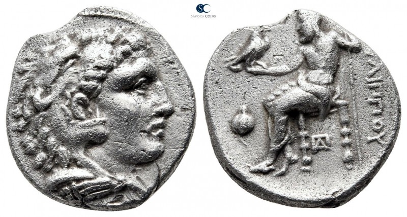 Kings of Macedon. Side. Philip III Arrhidaeus 323-317 BC. 
Drachm AR

17mm., ...