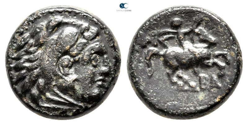 Kings of Macedon. Uncertain mint. Philip III Arrhidaeus 323-317 BC. 
Bronze Æ
...