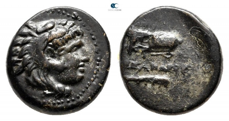 Kings of Macedon. Uncertain mint. Alexander III "the Great" 336-323 BC. 
Bronze...