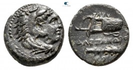 Kings of Macedon. Uncertain mint in Western Asia Minor. Alexander III "the Great" 336-323 BC. 1/4 Unit Æ