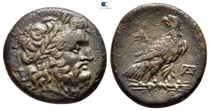 Macedon. Paroreia 187-168 BC. 
Bronze Æ

21mm., 7,68g.



very fine