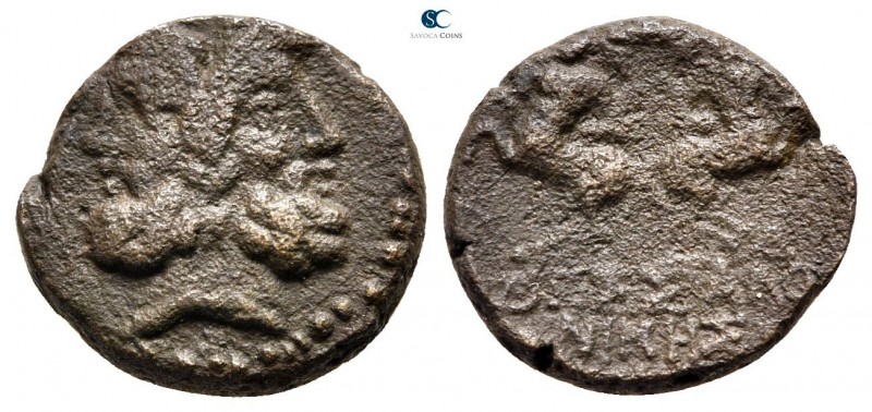 Macedon. Thessalonica circa 100-40 BC. 
Bronze Æ

17mm., 3,98g.



very f...