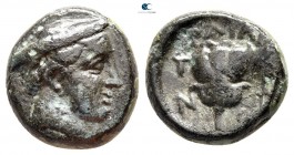Macedon. Tragilos 400-350 BC. Bronze Æ