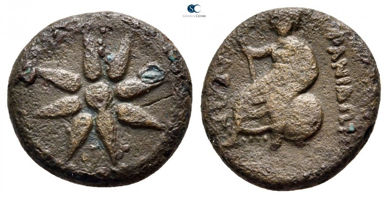 Macedon. Uranopolis 300-290 BC. 
Bronze Æ

16mm., 3,25g.



very fine