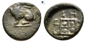 Thrace. Abdera 425-350 BC. Bronze Æ