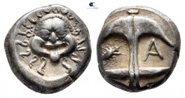 Thrace. Apollonia Pontica circa 425-375 BC. Drachm AR