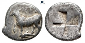 Thrace. Byzantion 340-320 BC. Drachm AR