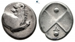 The Thracian Chersonese. Chersonesos 386-338 BC. Hemidrachm AR
