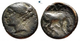 Thessaly. Larissa circa 350-300 BC. Chalkous Æ