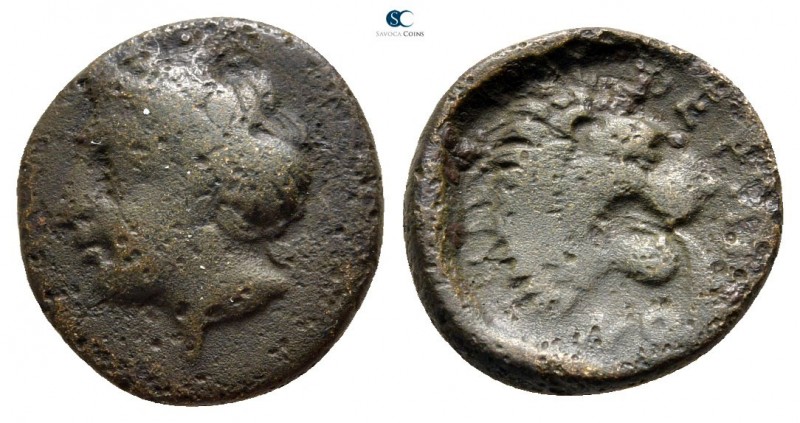 Thessaly. Pherae circa 380-350 BC. 
Bronze Æ

15mm., 2,06g.



very fine
