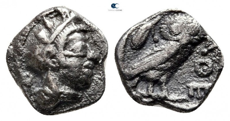 Attica. Athens 454-404 BC. 
Obol AR

9mm., 0,68g.



very fine