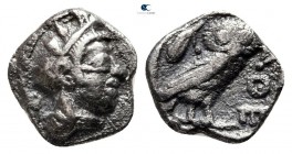 Attica. Athens 454-404 BC. Obol AR