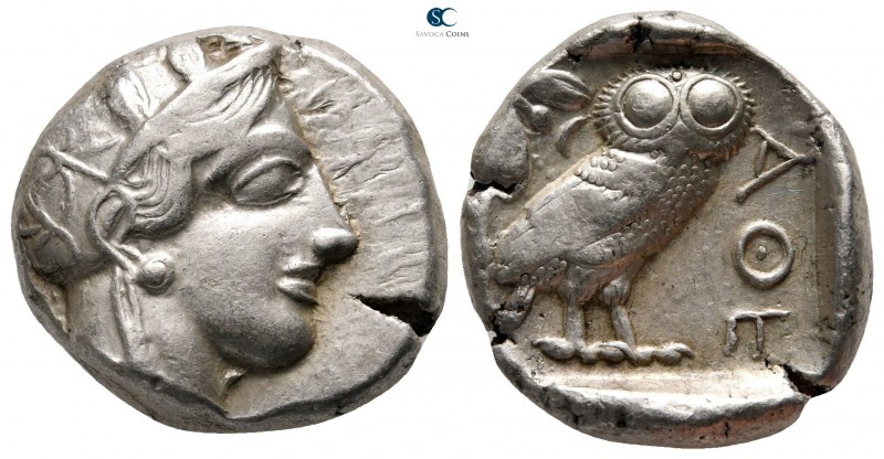 Attica. Athens circa 454-404 BC. 
Tetradrachm AR

25mm., 17,21g.



very ...