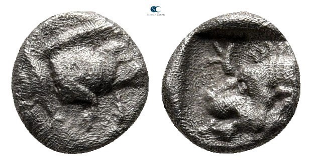 Mysia. Kyzikos circa 480-400 BC. 
Hemiobol AR

5mm., 0,31g.



very fine