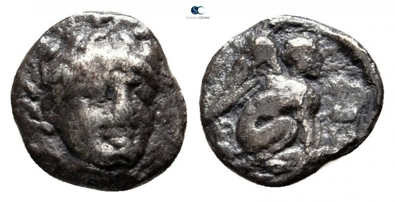 Troas. Gergis circa 350-300 BC. 
Hemiobol AR

7mm., 0,37g.



very fine