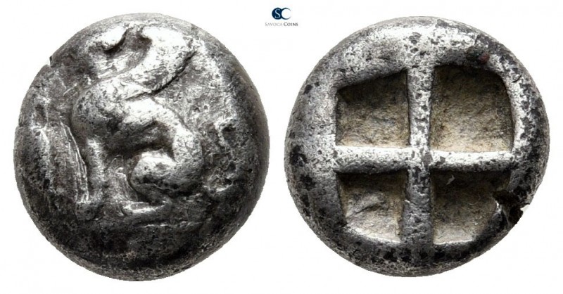 Ionia. Chios 400-380 BC. 
Hemidrachm AR

10mm., 1,87g.



nearly very fin...