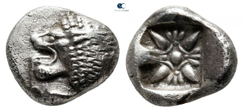 Ionia. Miletos circa 520-480 BC. 
Diobol AR

10mm., 1,24g.



very fine