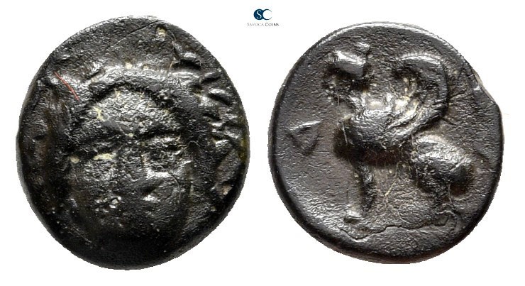 Caria. Kaunos 390-370 BC. 
Bronze Æ

9mm., 0,88g.



very fine