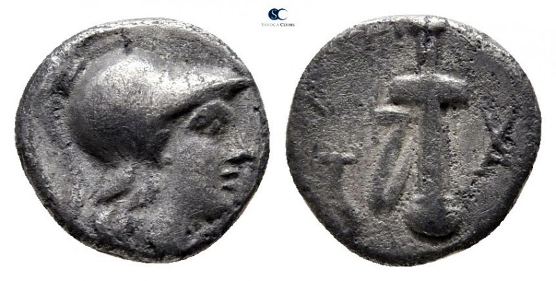 Caria. Kaunos circa 166-150 BC. 
Hemidrachm AR

10mm., 1,06g.



nearly v...