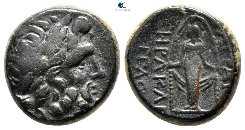 Phrygia. Apameia. HPAKΛEI (Heraklei-) and ΕΓΛO (Eglo-), magistrates 88-44 BC. 
...