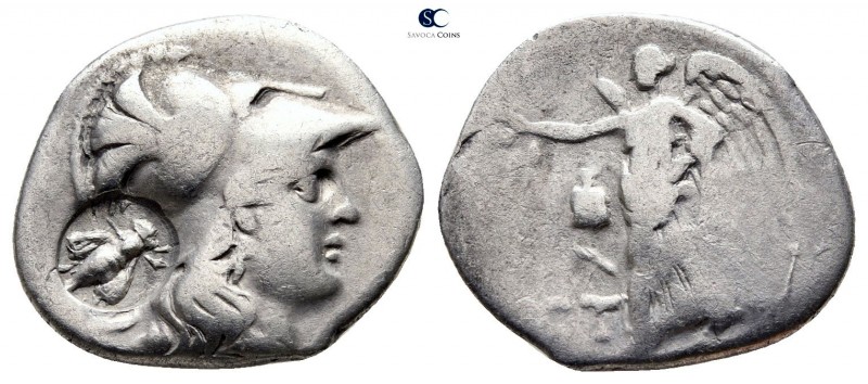 Pamphylia. Side circa 205-100 BC. 
Drachm AR

20mm., 3,84g.



very fine