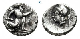 Cilicia. Uncertain mint circa 400-300 BC. Tetartemorion AR
