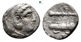 Seleukid Kingdom. Babylon I mint (?). Seleukos I Nikator 312-281 BC. 1/30 Stater AR