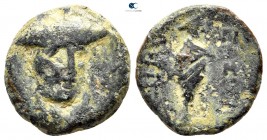 Seleukid Kingdom. Seleukeia on Tigris. Antiochos III Megas 223-187 BC. Struck circa 204 BC or after. Bronze Æ