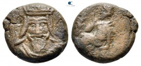 Kings of Parthia. Seleukeia on the Tigris. Vologases III AD 105-147. Bronze Æ