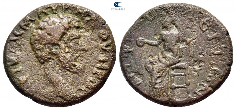 Macedon. Amphipolis. Marcus Aurelius AD 161-180. 
Bronze Æ

26mm., 10,07g.
...