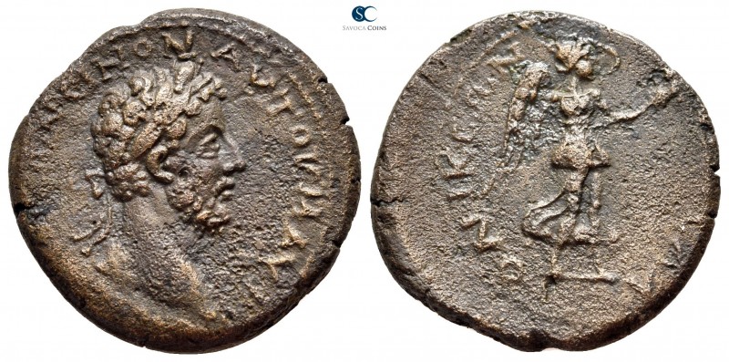 Macedon. Thessalonica. Marcus Aurelius AD 161-180. 
Bronze Æ

27mm., 13,12g....