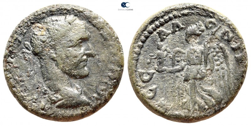 Macedon. Thessalonica. Maximinus I Thrax AD 235-238. 
Bronze Æ

25mm., 8,58g....