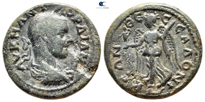 Macedon. Thessalonica. Gordian III. AD 238-244. 
Bronze Æ

26mm., 9,19g.

...
