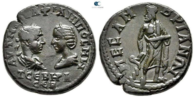 Thrace. Mesembria. Philip I and Otacilia Severa AD 244-249. 
Bronze Æ

25mm.,...