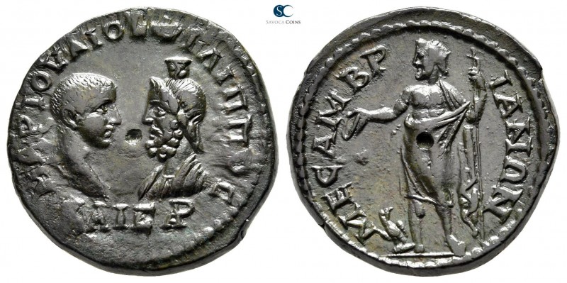 Thrace. Mesembria. Philip II, as Caesar AD 244-247. 
Bronze Æ

25mm., 11,4g....
