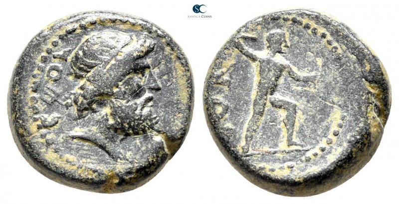 Corinthia. Corinth. Pseudo-autonomous issue AD 81-96. Time of Domitian
Bronze Æ...