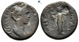 Aiolis. Kyme. Sabina Augusta AD 128-137. Bronze Æ