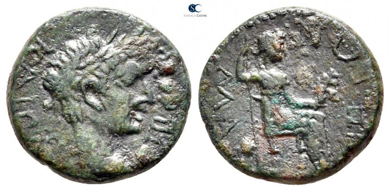 Ionia. Magnesia ad Maeander. Tiberius AD 14-37. 
Bronze Æ

18mm., 4,47g.

...