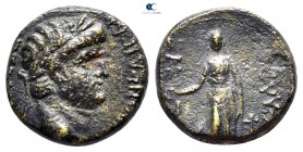 Lydia. Apollonoshieron. Nero AD 54-68. Bronze Æ