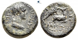 Lydia. Hierokaisareia  . Pseudo-autonomous issue AD 54-68. Bronze Æ