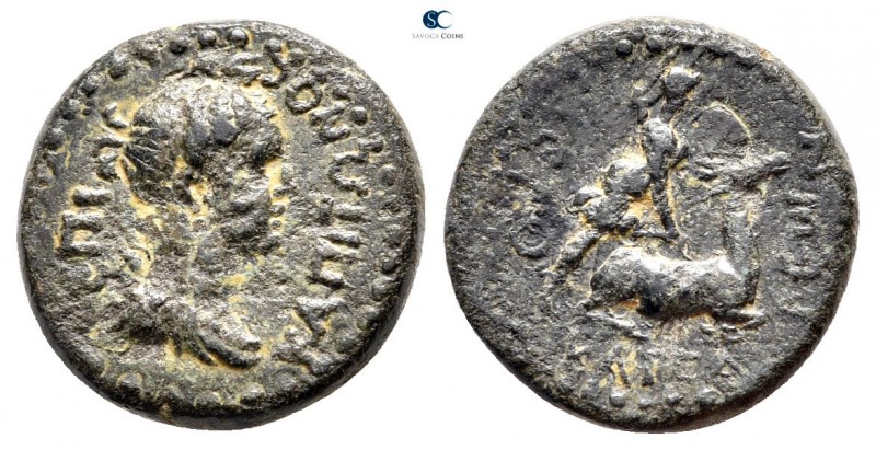 Lydia. Hierokaisareia . Pseudo-autonomous issue AD 54-138. 
Bronze Æ

15mm., ...