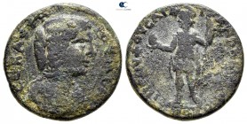 Lydia. Sardeis . Julia Domna, wife of Septimius Severus AD 193-217. ΡΟΥΦΟΣ (Rufus), magistrate. Bronze Æ