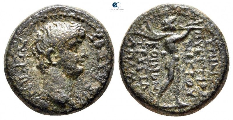 Phrygia. Apameia . Nero AD 54-68. 
Bronze Æ

19mm., 5,53g.



very fine