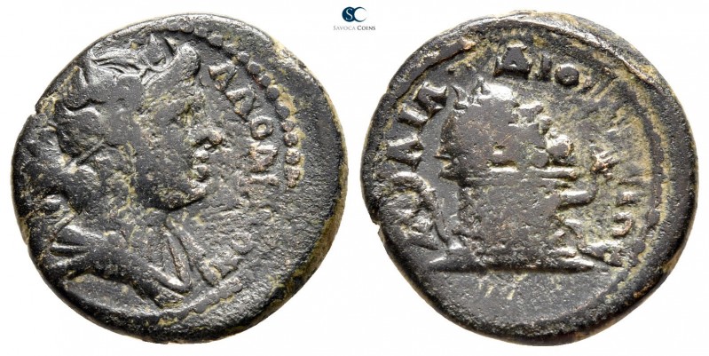 Phrygia. Laodikeia ad Lycum. Pseudo-autonomous issue AD 138-161. 
Bronze Æ

2...