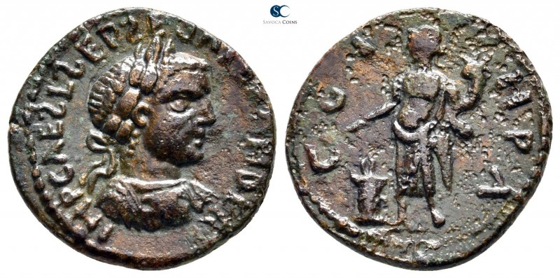 Mysia. Parion. Severus Alexander AD 222-235. 
Bronze Æ

22mm., 5,2g.



v...