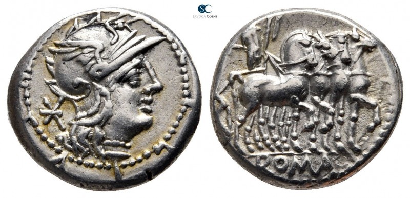 M. Acilius M.f. 130 BC. Rome
Denarius AR

17mm., 3,85g.



very fine