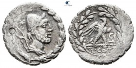 L. Aurelius Cotta 105 BC. Rome. Serratus AR