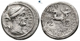 P. Plautius Hypsaeus circa 62-58 BC. Rome. Denarius AR